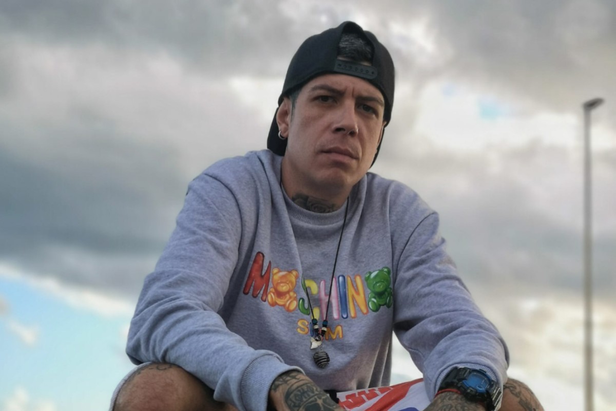 Chiky Realeza, the South American rapper spokesperson for the Chicanos in Italy
